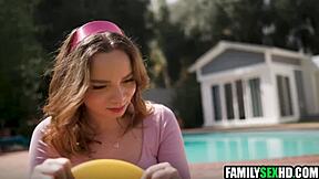 I woke up this innocent teen for sex with me and her BFF's step parents in wild threesome