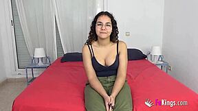 i'm young lily making my proper debut with us, loving deepthroat in this european brunette casting interview.