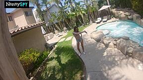 aften opal the petite brunette teen babysitter gets caught camming solo masturbation during her nanny gig