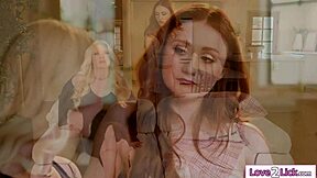 stepmom enjoys stepdaughter's tongue on her wet pussy