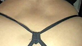 I scream every time he shoves his cock in my tight ass.