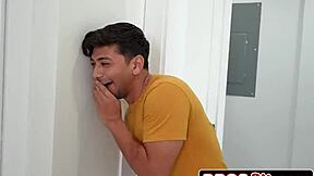 Big Naturals Stepsis Fucked by Her Goofy Stepbro After Prank Gone Wrong