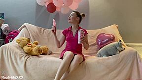 Tiny 18+ European Petite Amateur Girl Shows Sweet And Naughty Side In Homemade Solo Video Do You Like Her Too