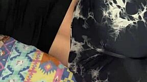 woke up my curvy colombian stepsister in dress for homemade fuck in brazilian style.