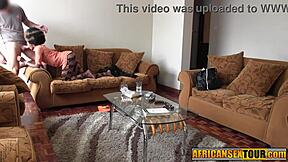 petite curly african teen enjoys rough sex with huge perverted cock friend