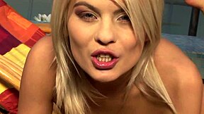 that footjob turns into hard pounding sex finishing on jasmines toes