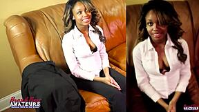 Can Petite Busty Brunette Abigail Resist Fingering Her Shaved Pussy While Using a Vibro for Intense Pleasure?