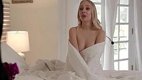 Married Braylin finds her deep passions. Brad Newman and Braylin Bailey in petite teen wedding threesome.