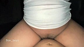 In a cozy bedroom, a young beauty experiences her first intimate moments with passion and tenderness.