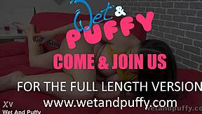 Serenya gomez pumps swollen pussy with dildo for orgasm