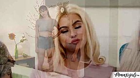 big tits stepmom feels intense passion in threesome with stepdaughter licking and tribbing