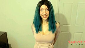 step-sister thought self-defense lessons would help her but they proved useless when her brother bent her over in leggings for rough pov fucking and creampie.