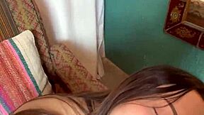 latina teen delivers amateur blowjob in hotel with cum in mouth fetish homemade oral