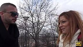 hunt4k charming man uses money to tempt pretty girl into cheating