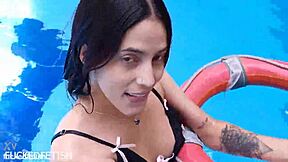 Helen Star celebrates the holidays by getting naked for some oral action and romantic penetration in a sensual setting.