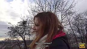 hunt4k charming man uses money to tempt pretty girl into cheating