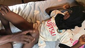 my sweet baby feels so much passion getting fucked raw by that big black cock in doggystyle