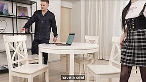 Cheeky bitch borrows money again and pays it back with rough sex in 4K HD by Tim Team