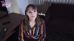 Hey, clever Rebecca Vanguard lets Seth Brogan cum inside her juicy pussy to snag that babysitter job with deepthroat and riding action