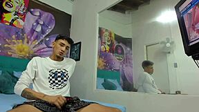 uh my stepsist uh discovers me watching porn in bedroom and starts stripping panties shorts bra for spanking