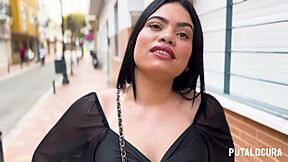 putalocura features camarera culona makarena seeking work and ending up in pilladas encounter