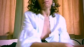 bored housewife dresses as sexy pirate but inserts carrot in solo masturbation with toys