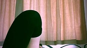 bored housewife dresses as sexy pirate but inserts carrot in solo masturbation with toys