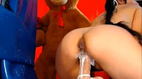 Oh Wow, Watch This Creamy Dildo Ride Explode On Live Cams!