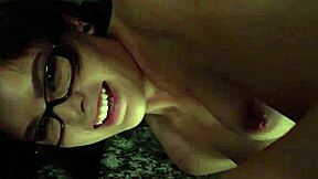 painful first time trying anal toy as asian teen amateur.