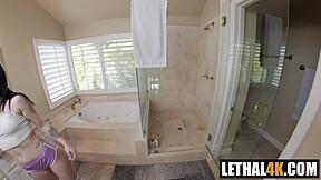 Hey guys, check out cute teen Raven Lane taking on that massive big cock from Nick Strokes in this wild hardcore session, she's so petite and handles it like a pro with blowjobs and everything.