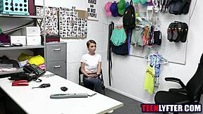 Small Tits Teen Shoplifter Fucked