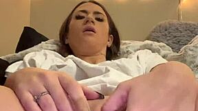 i just can't stop fingering my tight wet pussy in this leaked masturbation video as kaylin wrenn