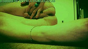 shemale veronica shakes ass in solo dildo training