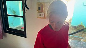 Real Homemade Sex Scene Where Petite Blonde Wife Gets Massage Turning Into Licking And Fucking Outdoors