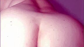 Esposa puta infiel masturbates ass for boss while cuckold hubby watches in USA 😈