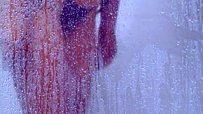 College tanned gorgeous girl, why take that shower in bikini with your horny friend watching?