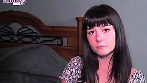 Delicious big tits blonde Nova Vixen deepthroats and rides boss Seth Brogan cowgirl style in bed! She takes creampie after wet pussy fucking and swallows every drop.