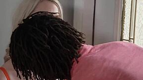 Sydney Paige celebrates her adulterated anniversary with big cock deepthroat and cowgirl riding!