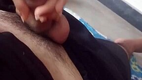 curvy emo latina amateur contrasts with innocent movie night handjob