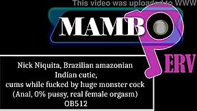 How Does Brazilian Amazonian Indian Cutie Nick Niquita Cum From Huge Monster Cock In Anal While Balls Deep Atm?