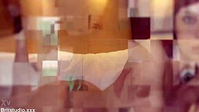 Will this redhead teen in uniform suck gloryhole cock and get drenched in cumshot at the milking table?