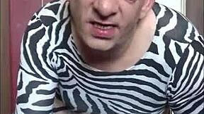 bisexual crossdresser mark wright asks for man to piss in his mouth while mate films