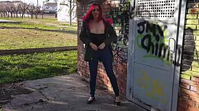 A good day for squirting in the public park leaves me thrilled after homemade masturbation flashing