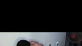 Fellow Student Drills Ebony Pussy Roughly