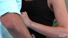 small tits sexy young 18+ wife lina cole tricked to cheating fuck by her husbands best friend 😏