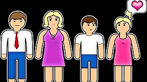 Daring stepdaughter shows everything for stepfather's loyalty in family scene