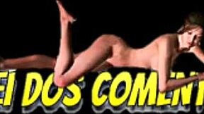 Hey, check out this hot Latina stripping and masturbating like a pro.