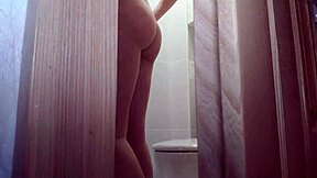 Guy catches teen in toilet and rips her skirt for huge creampie in stockings!