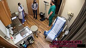 Backstage Covid Checkup With Petite Ditria Rose Spreading