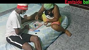 ludo game turns to hardcore banging with miracle porn and african dick